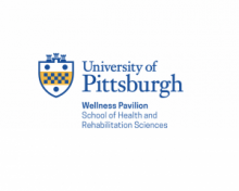 Pitt Shield and text - Wellness Pavilion School of Health and Rehabilitation Sciences